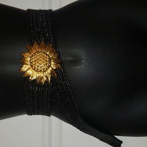 Vintage sunflower belt